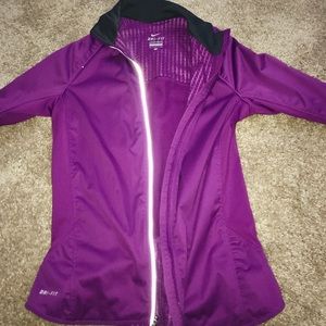 Nike dry-fit reflective wind breaker.